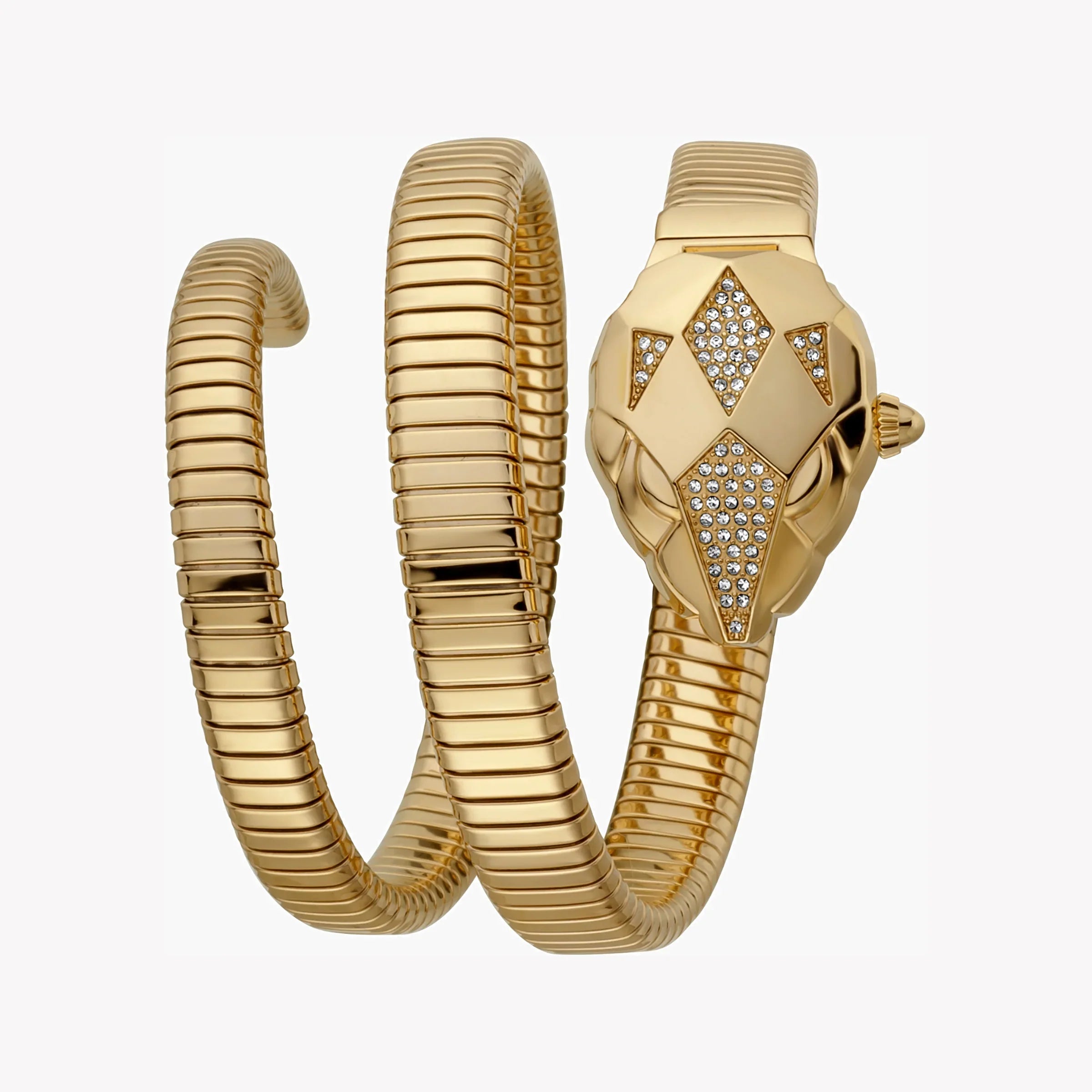 Just Cavalli Women's Gold Stainless Steel Watch, Champagne Dial | Jc1l073m0025